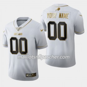 Maillot Buffalo Bills Custom Nike Blanc Golden Edition 100th - Homme